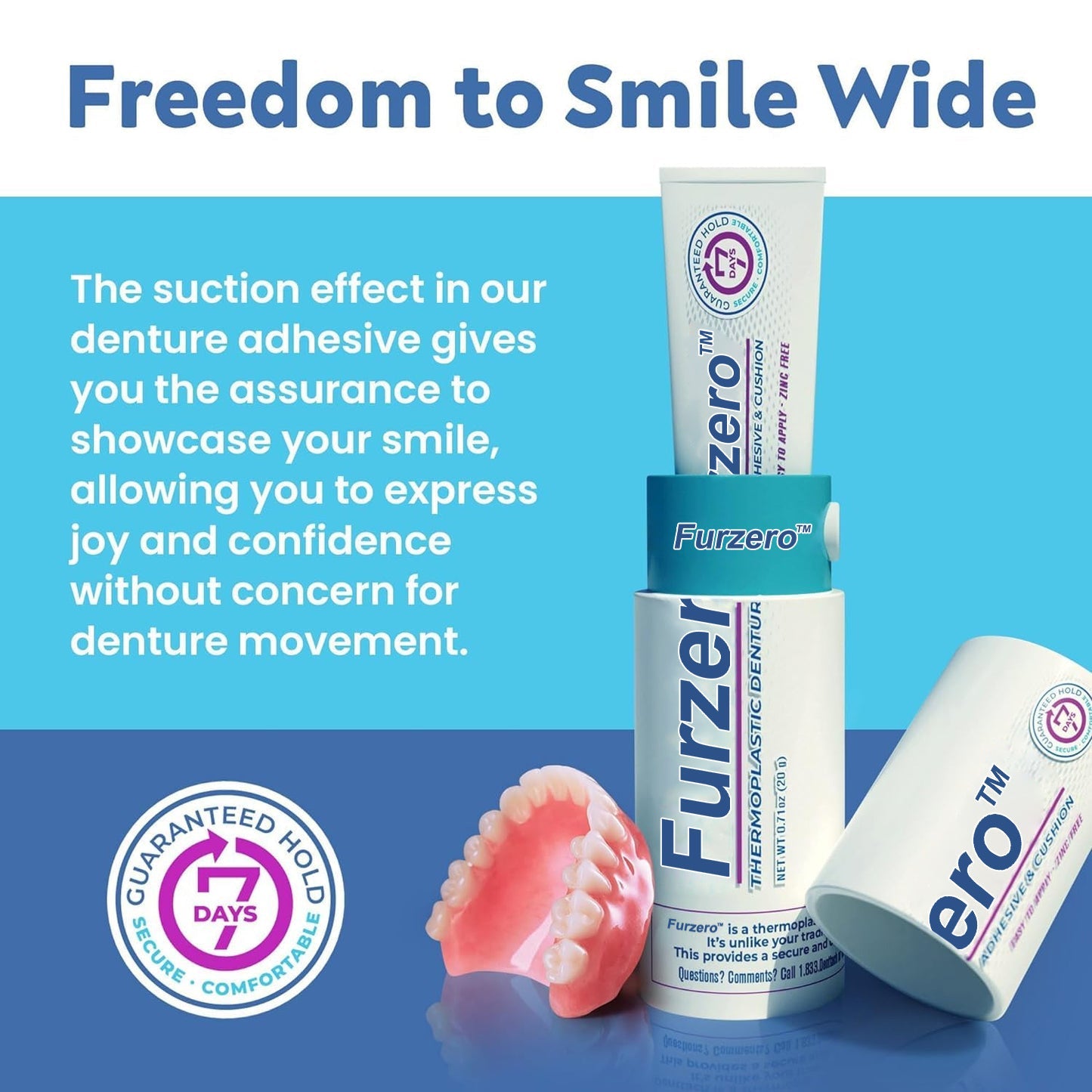 š Furzero⢠Denture Silicone Reline Kitš¦·