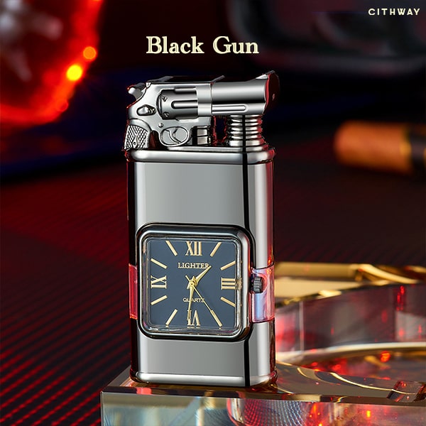 Remifa™ Windproof Dual-Flame Vintage Watch Lighter