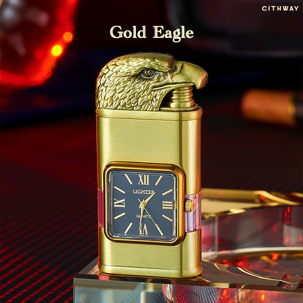 Remifa™ Windproof Dual-Flame Vintage Watch Lighter