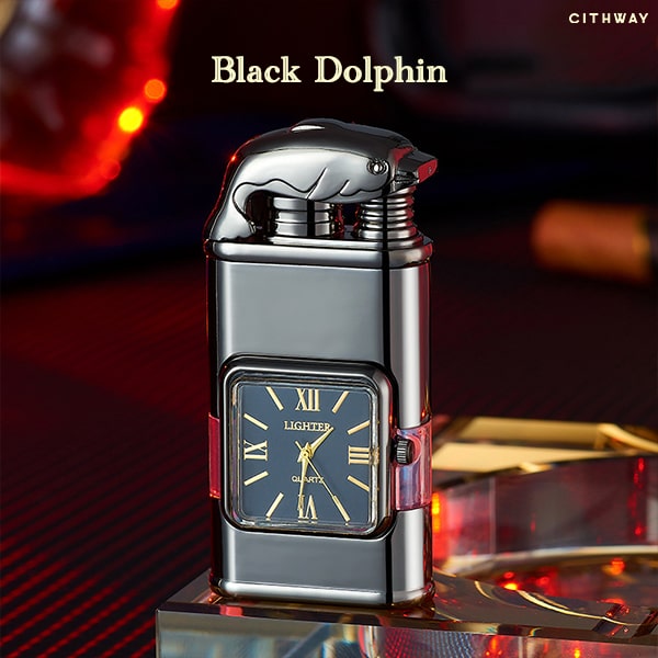 Remifa™ Windproof Dual-Flame Vintage Watch Lighter