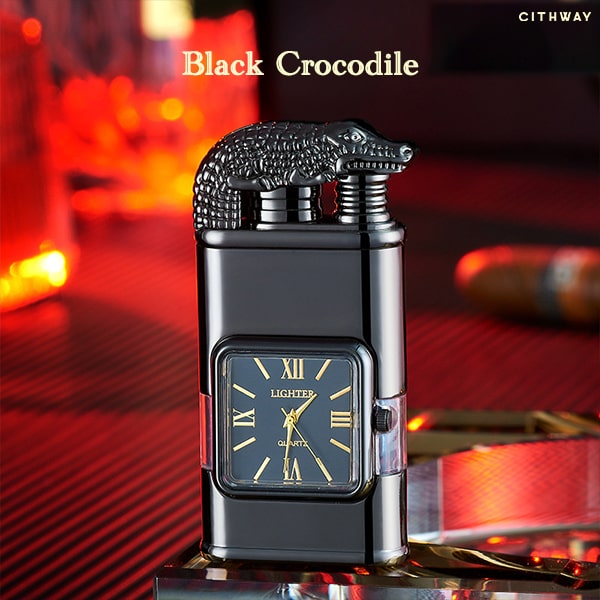 Remifa™ Windproof Dual-Flame Vintage Watch Lighter