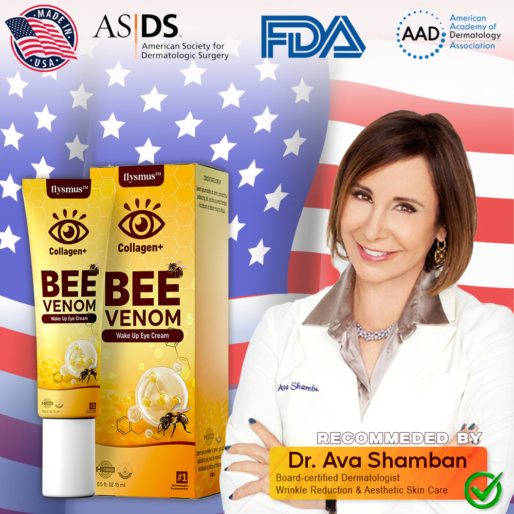 💰 flysmus™ Collagen+ Bee Venom Wake Up Eye Cream 🇺🇸 Dermatologist Recommended