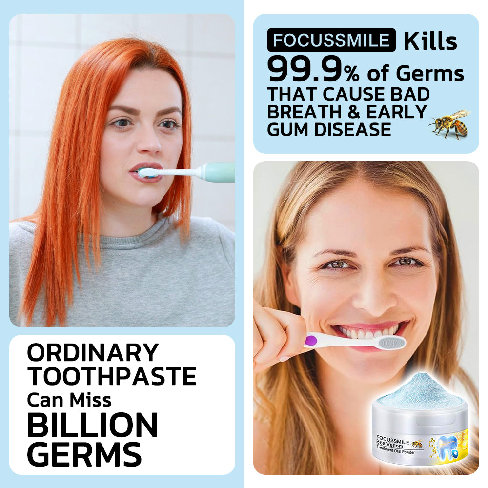 ✨ Furzero™ Focussmile Bee Venom Treatment Oral Powder 🦷