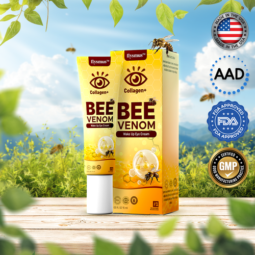 💰 flysmus™ Collagen+ Bee Venom Wake Up Eye Cream 🇺🇸 Dermatologist Recommended