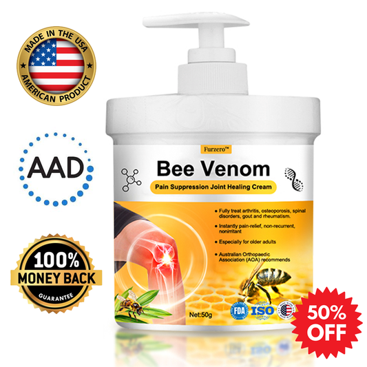 Furzero™ Bee Venom Pain Suppression Joint Healing Cream 👩🏼‍⚕️ AAOS Recommended