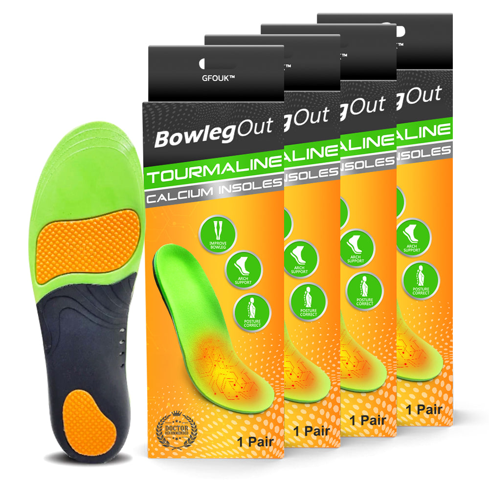 GFOUK™ BowlegOut Tourmaline Alignment Calcium Insoles